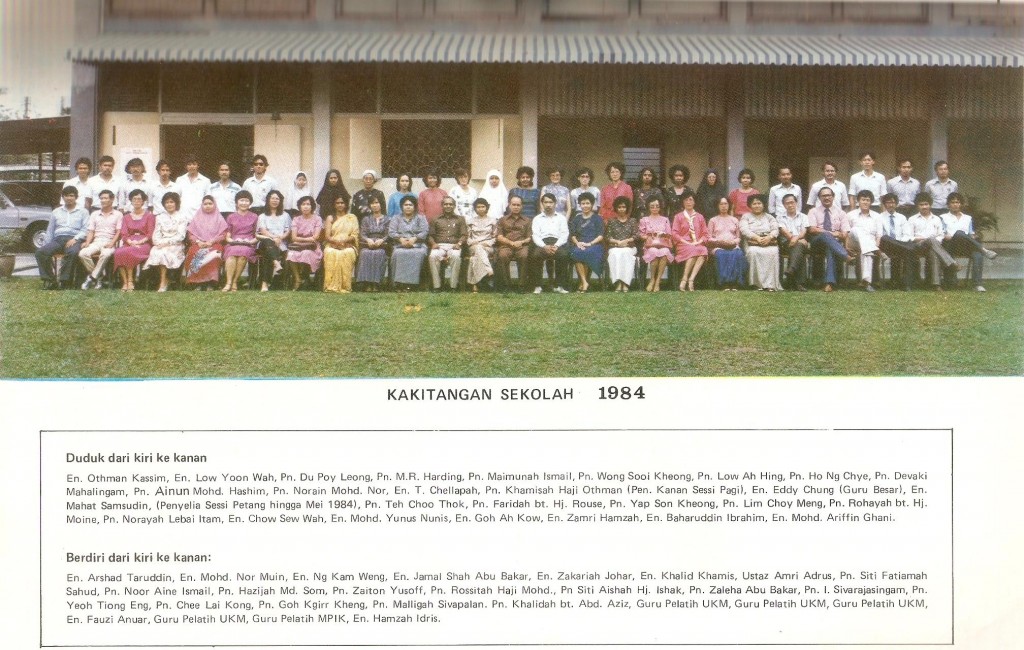 kakitangan sekolah 1984