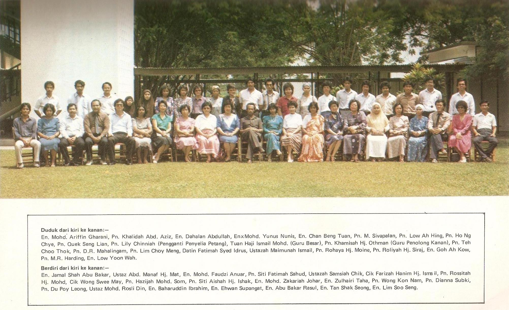 kakitangan sekolah 1985